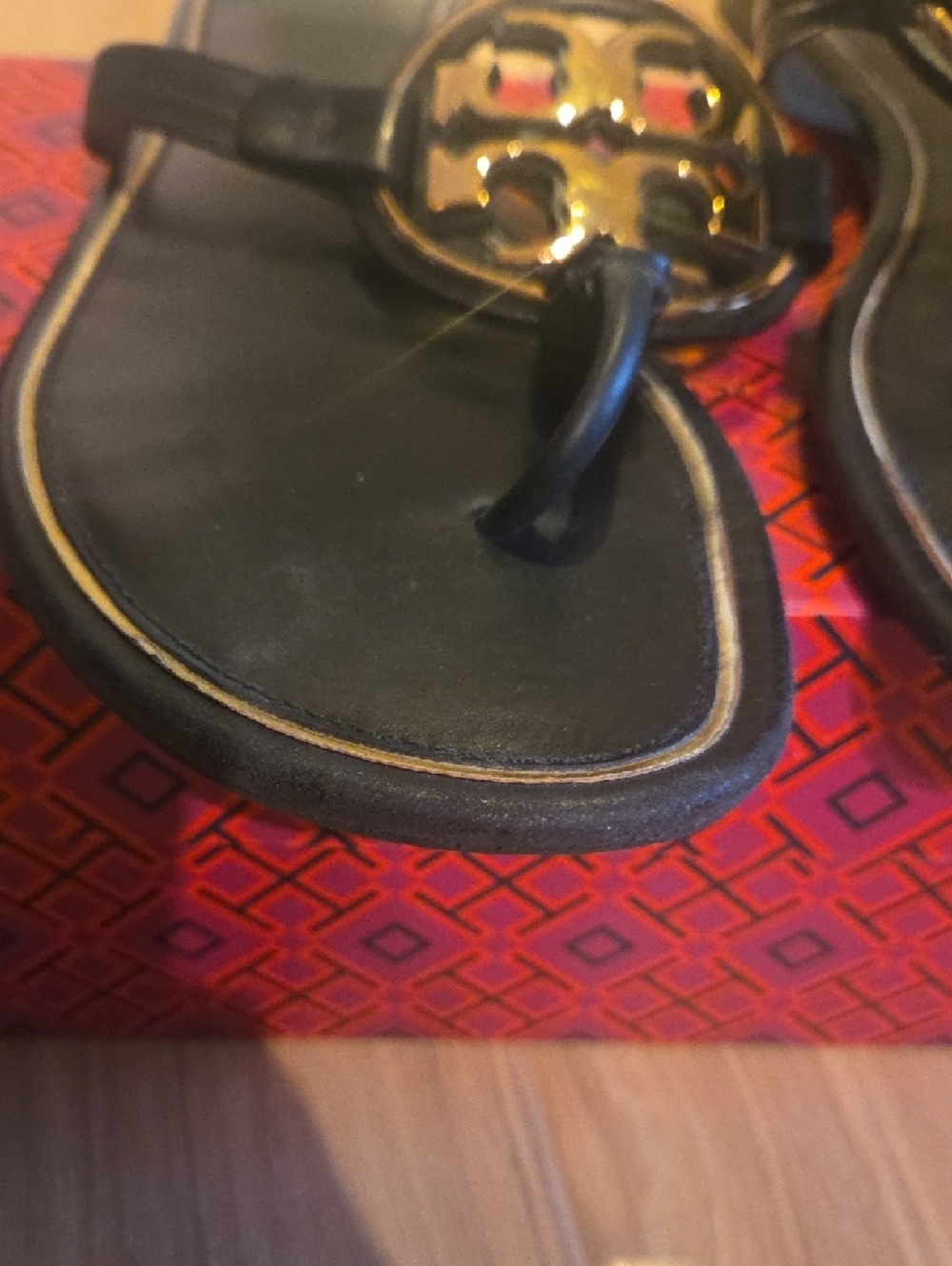 Tory Burch  Thong Sandals - Black - Picture 5 of 7